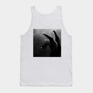 Ink wash style Bat Beast Design Tank Top